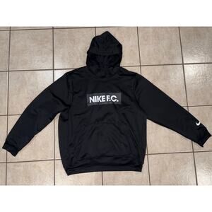 Nike FC dri fit hoodie black men’s XL pullover